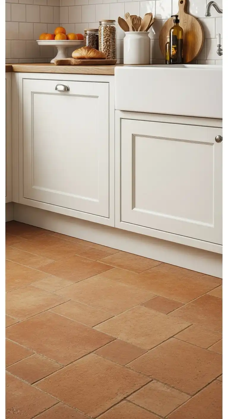 18 Elegant Kitchen Flooring Ideas for a Timeless and Luxurious Space 12 11 Terracotta Tiles