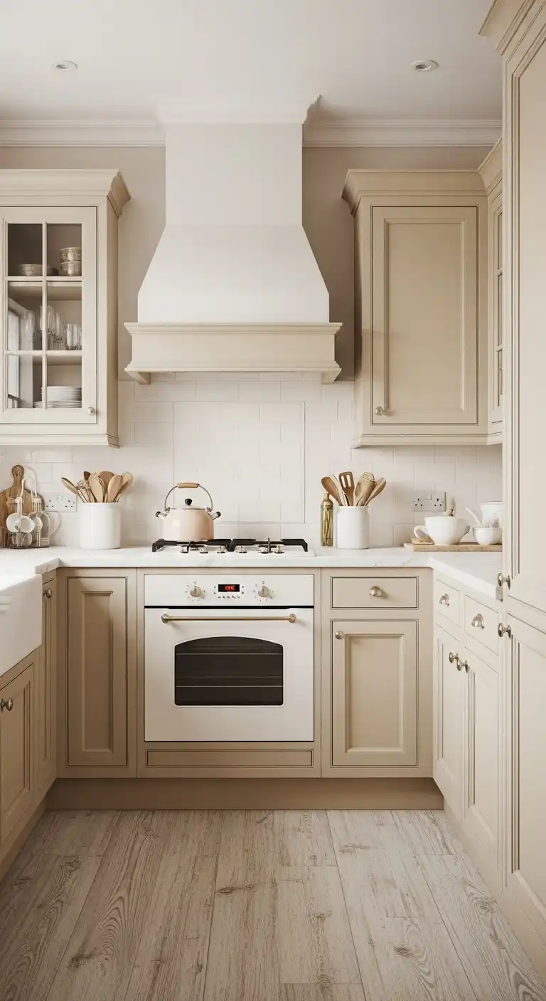 Small Kitchen Color Ideas: 15 Stylish Ways to Refresh Your Cooking Space 13 12. Creamy Beige Comfort