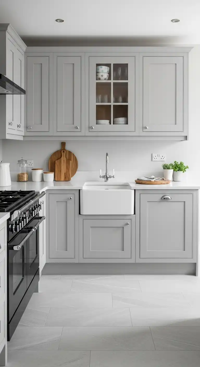 Small Kitchen Color Ideas: 15 Stylish Ways to Refresh Your Cooking Space 15 14. Soft Gray Versatility