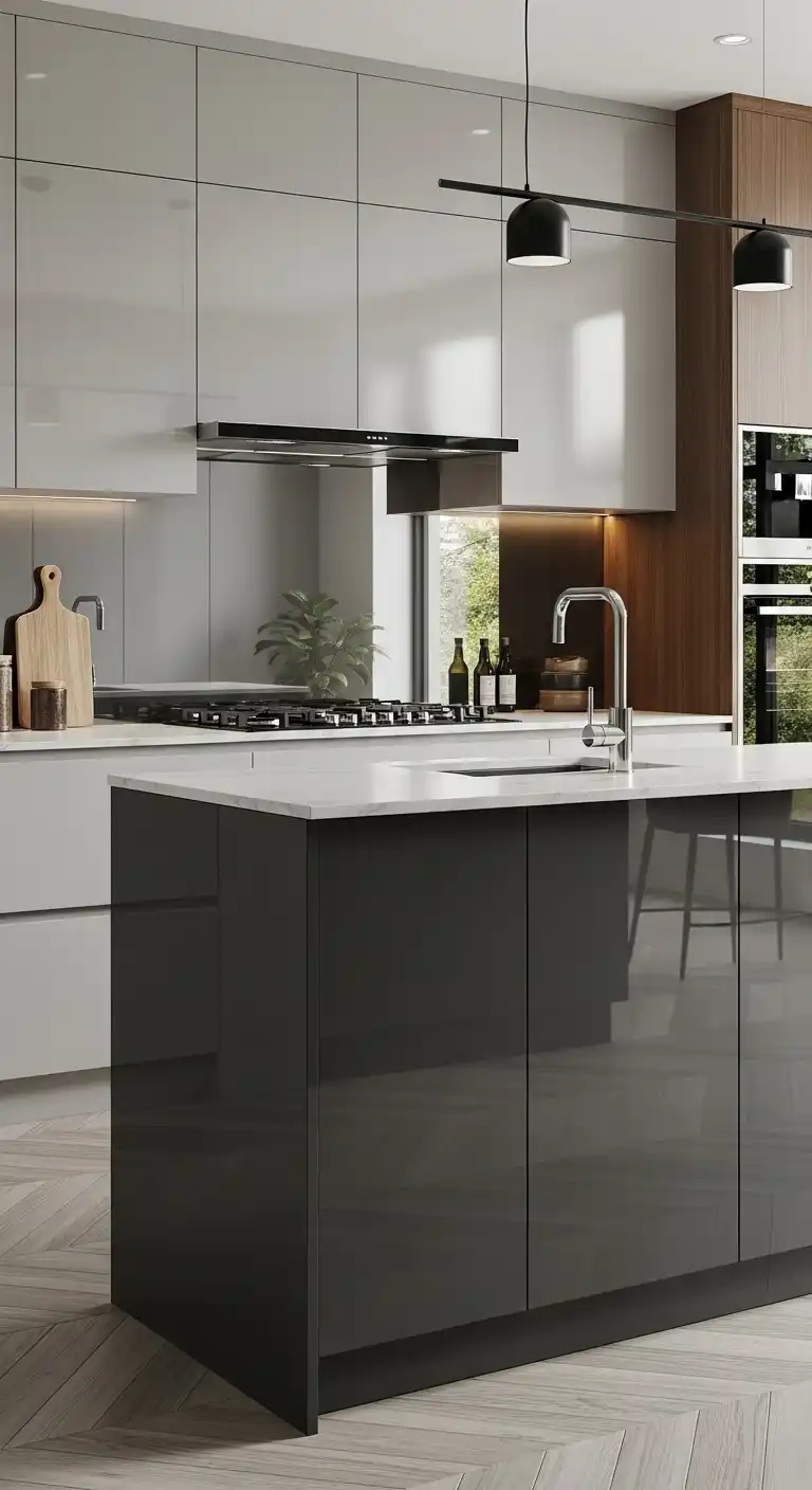22 Stylish Grey Kitchen Flooring Ideas for a Sophisticated Look 20 19. Grey Polished Porcelain
