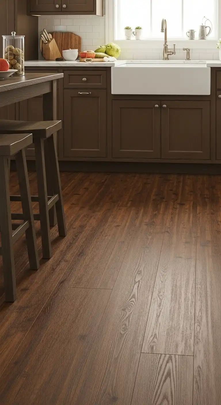 15 Affordable Kitchen Flooring Ideas Inexpensive Yet Stunning 3 2. Laminate Flooring