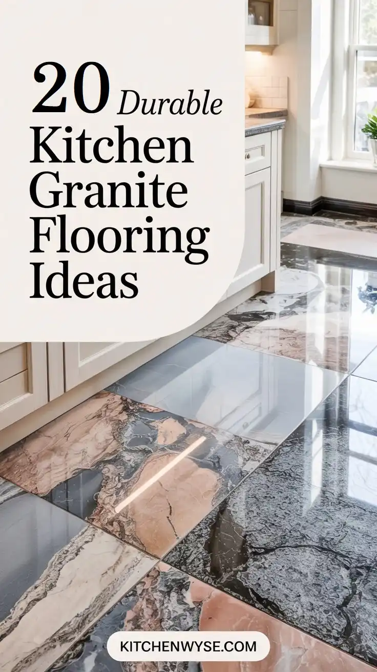 20 Durable Kitchen Granite Flooring Ideas for a Luxe Appeal 1 20 durable kitchen granite flooring ideas