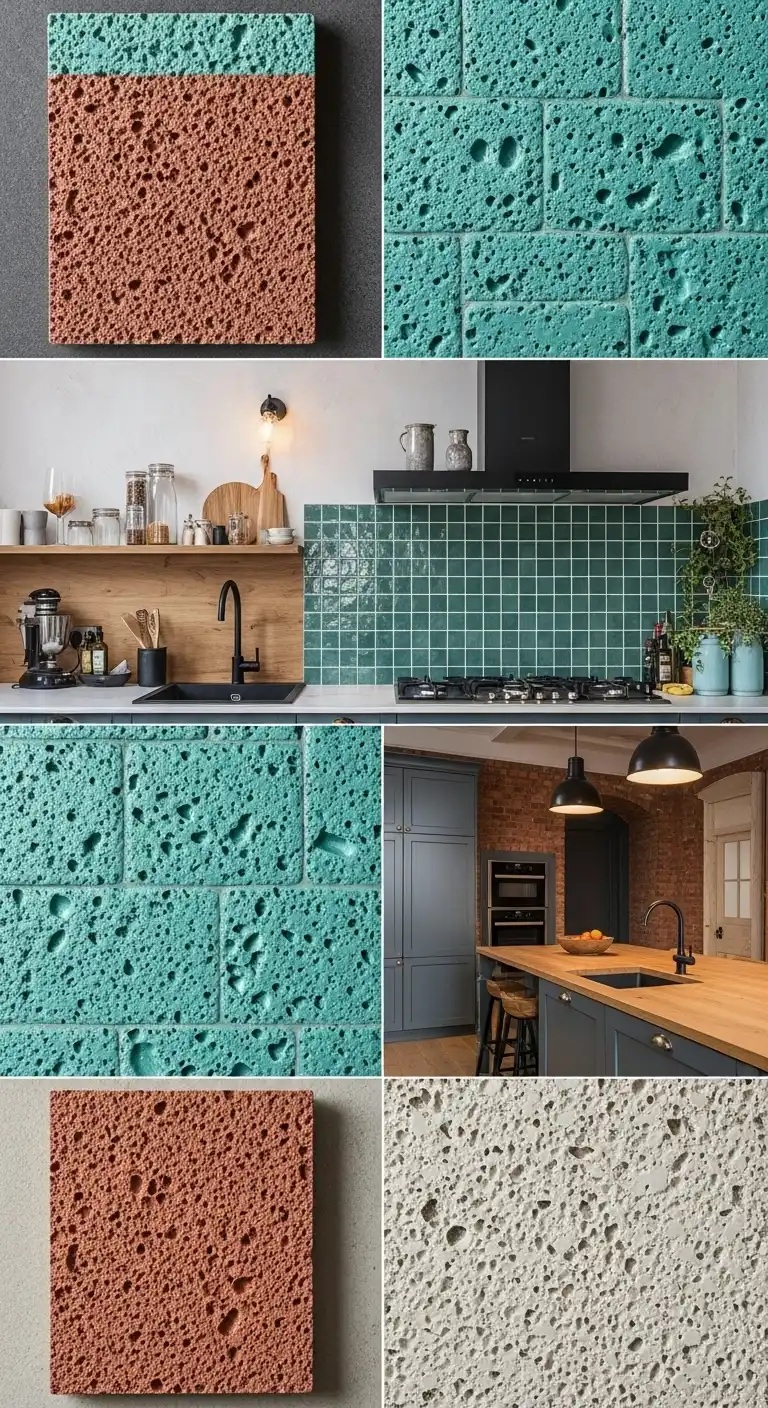 21 Glazed Lava Tiles