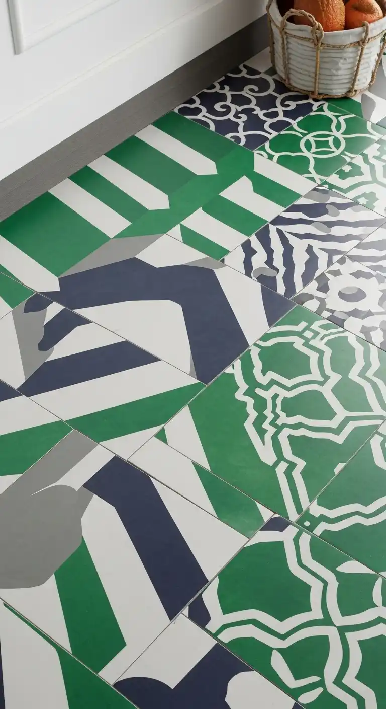 4 Bold Geometric Porcelain Tiles