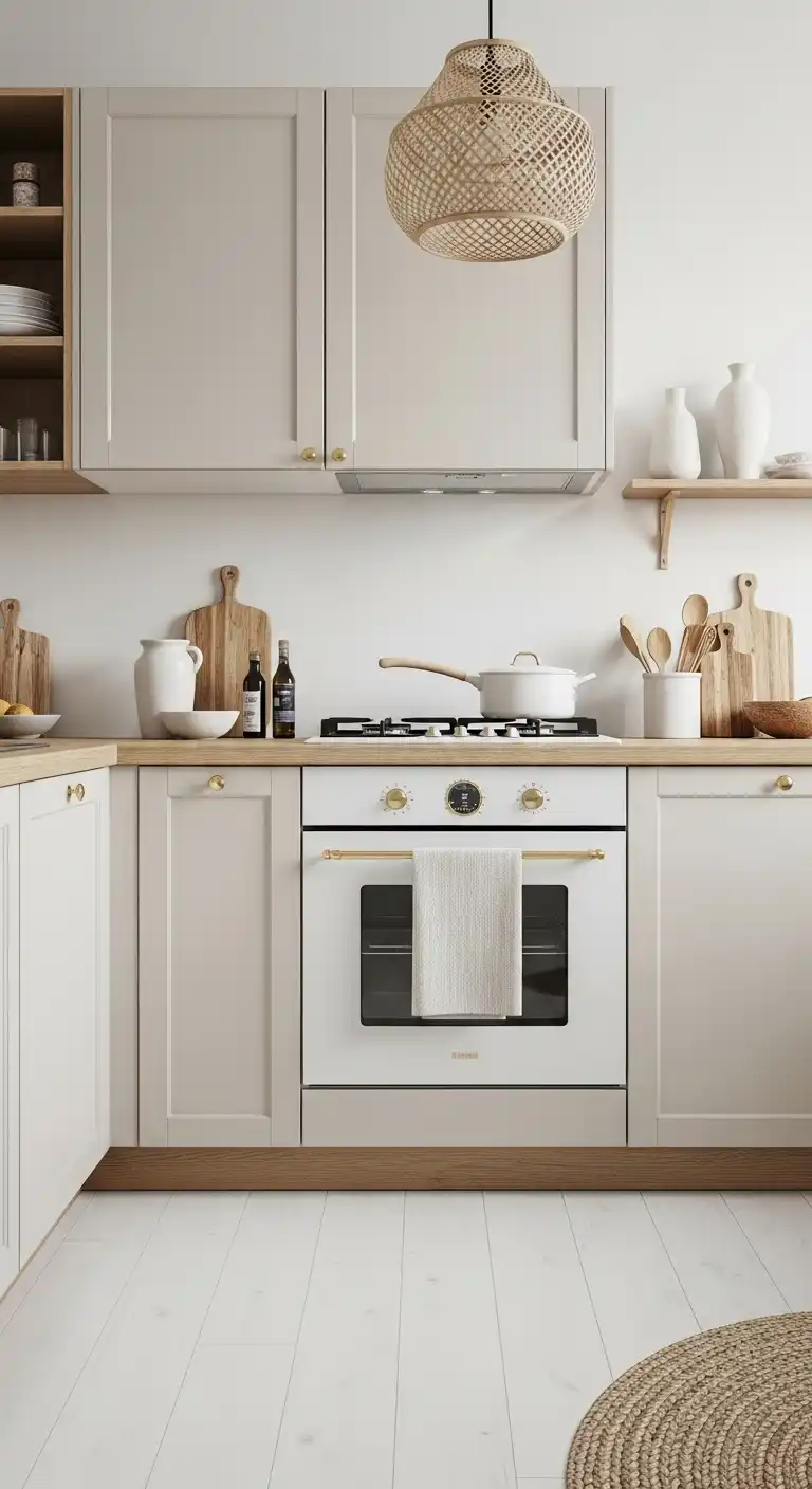 Small Kitchen Color Ideas: 15 Stylish Ways to Refresh Your Cooking Space 5 4. Japandi Minimalism
