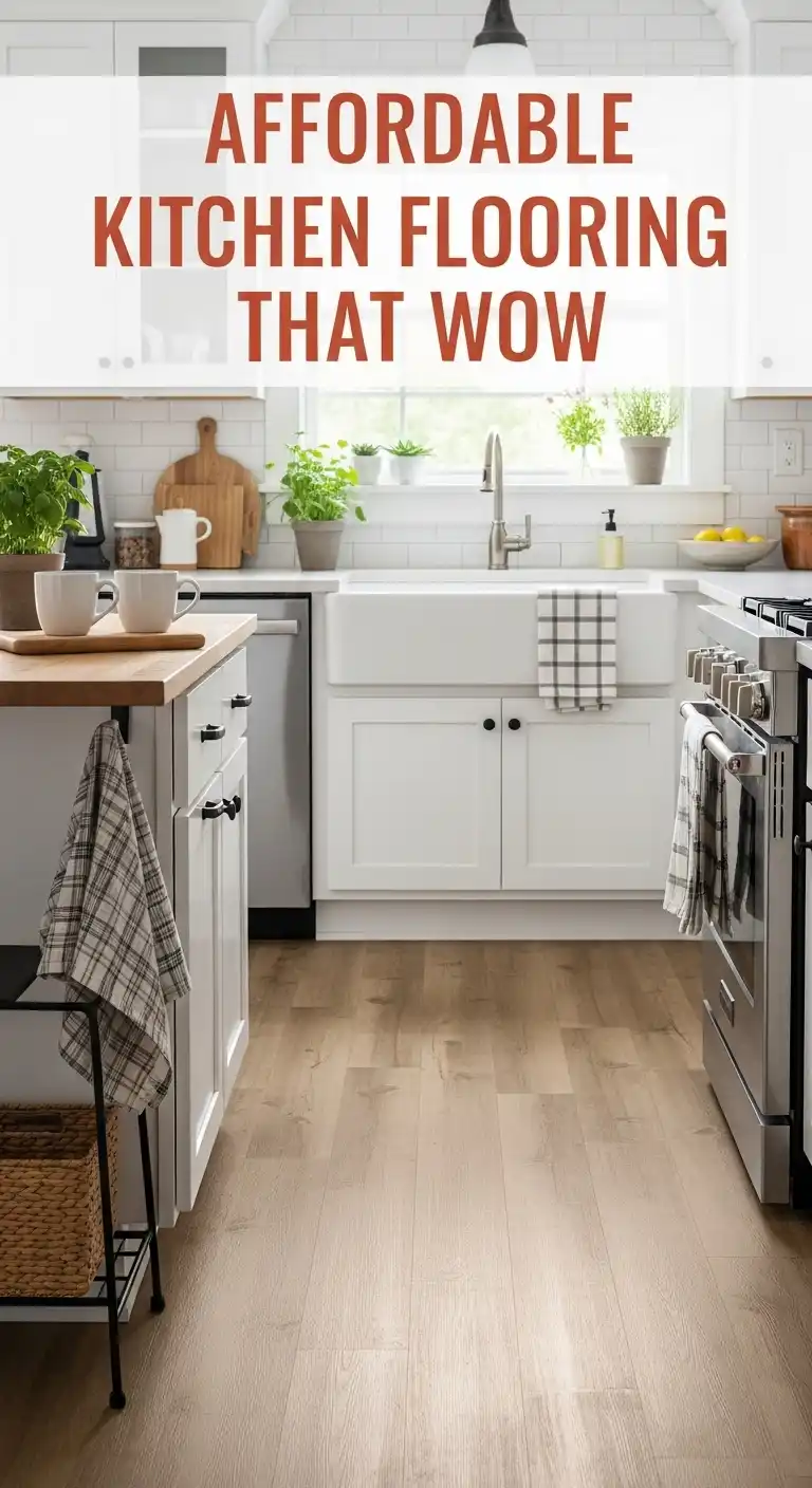 Affordable Kitchen Flooring Style Meets Budget
