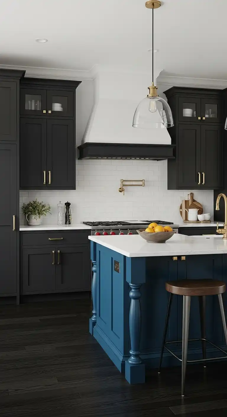 Charcoal Cabinets for a Moody Vibe
