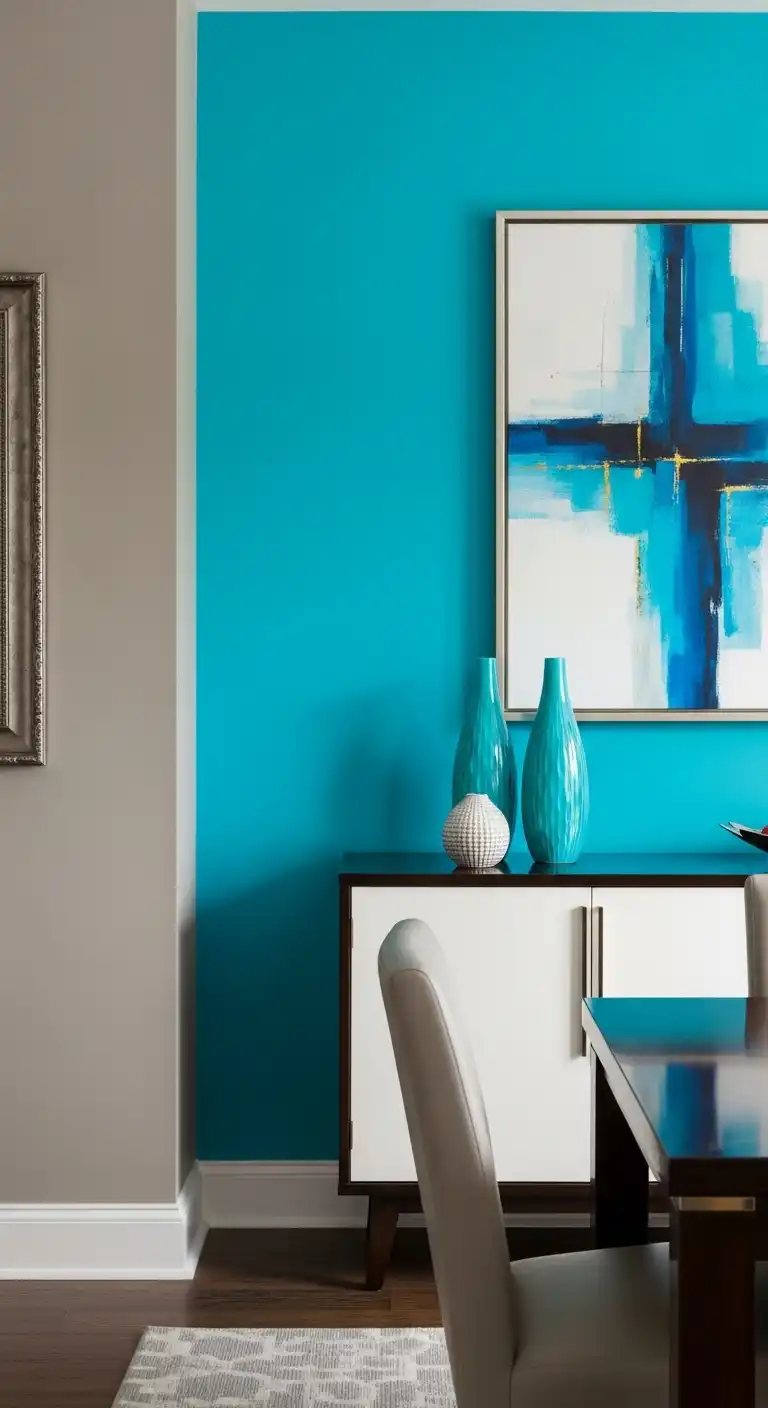 Close-Up of the Accent Wall
