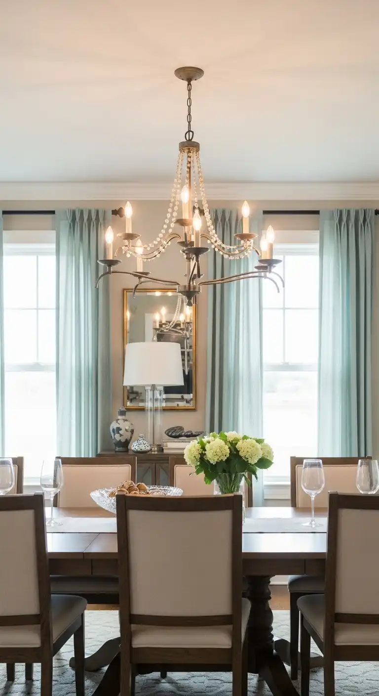 Contemporary Chandelier Details