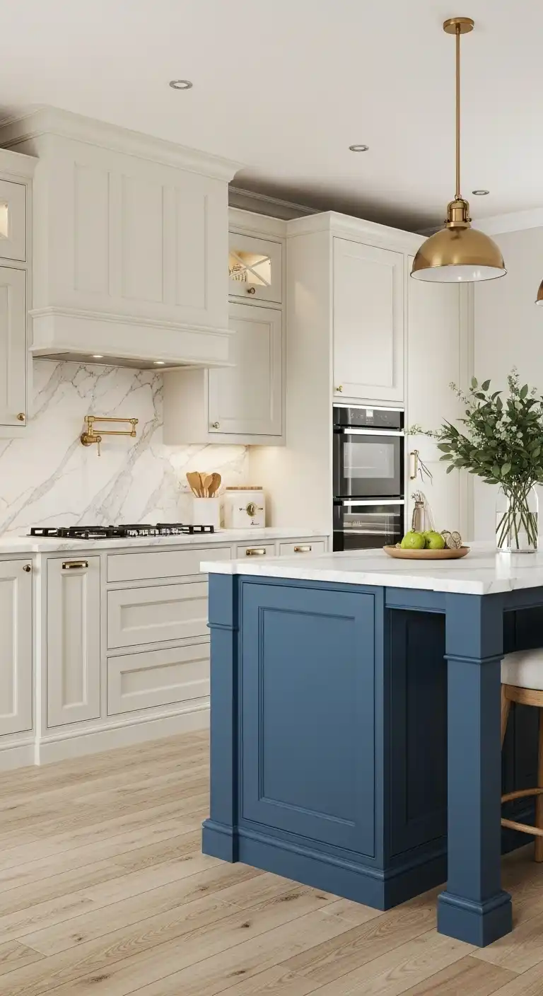 Cream Cabinets for a Soft Touch