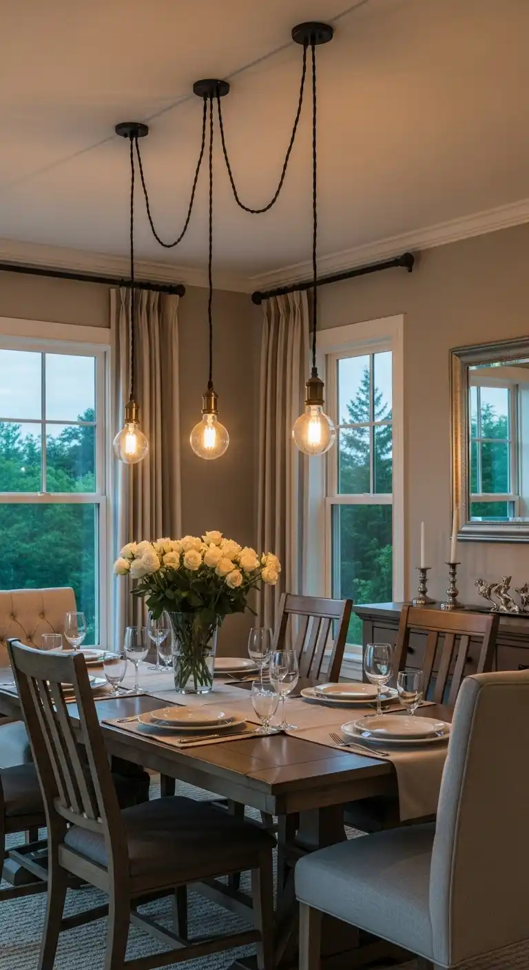 Evening Glow with Pendant Lights