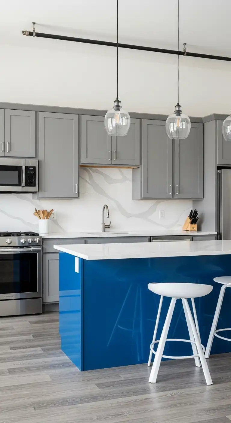 Gray Cabinets for a Modern Edge