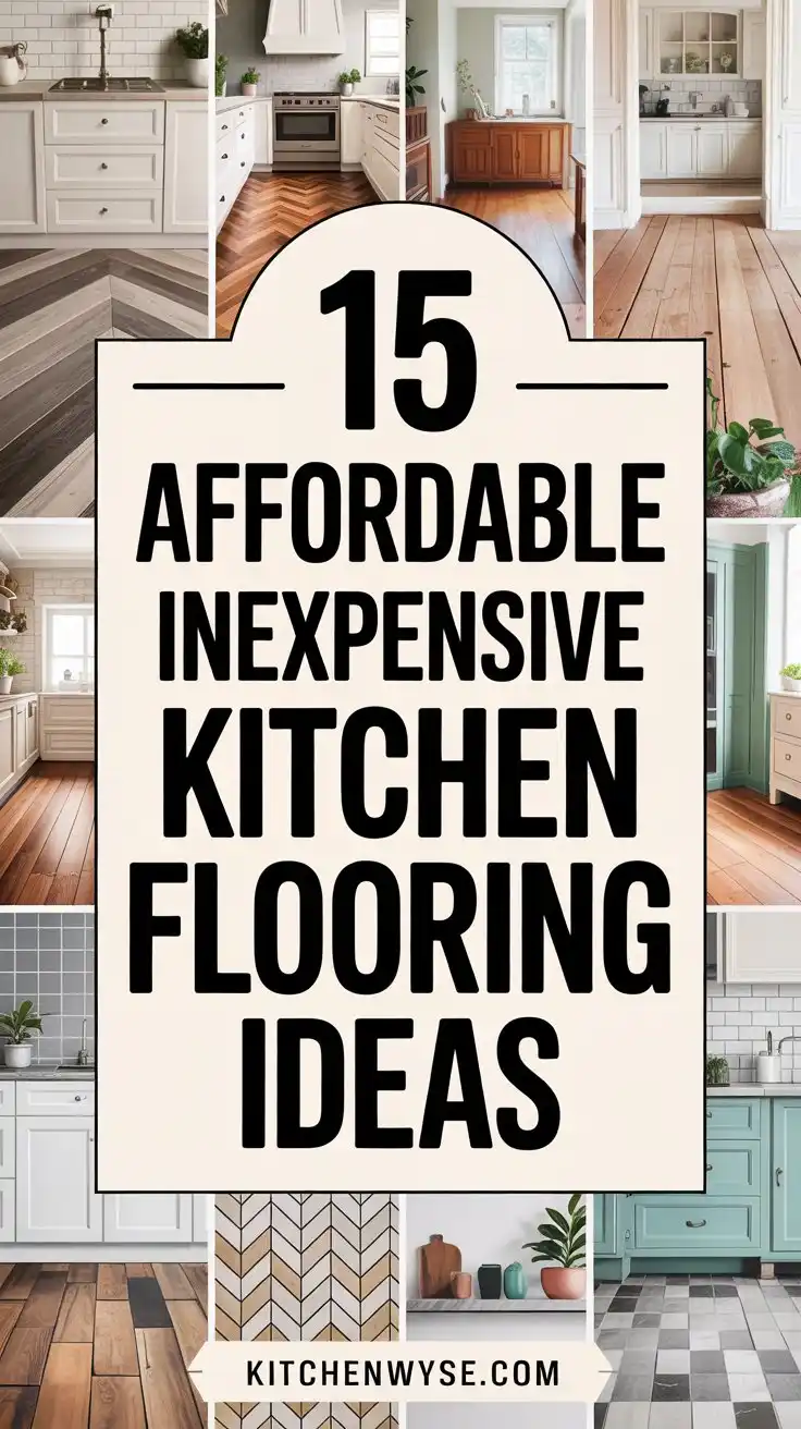 15 Affordable Kitchen Flooring Ideas Inexpensive Yet Stunning 1 Kitchen Flooring Ideas Inexpensive