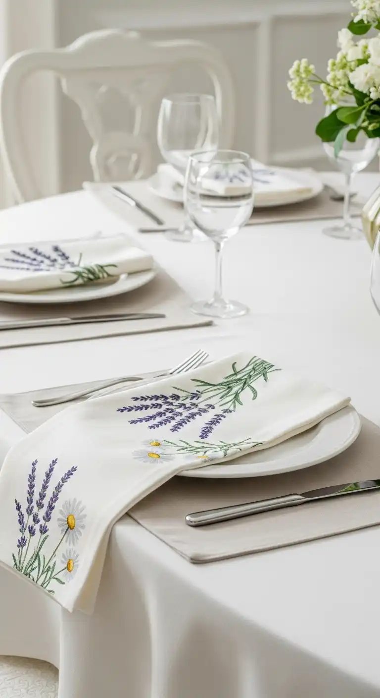 Summer Textiles with Floral Motifs