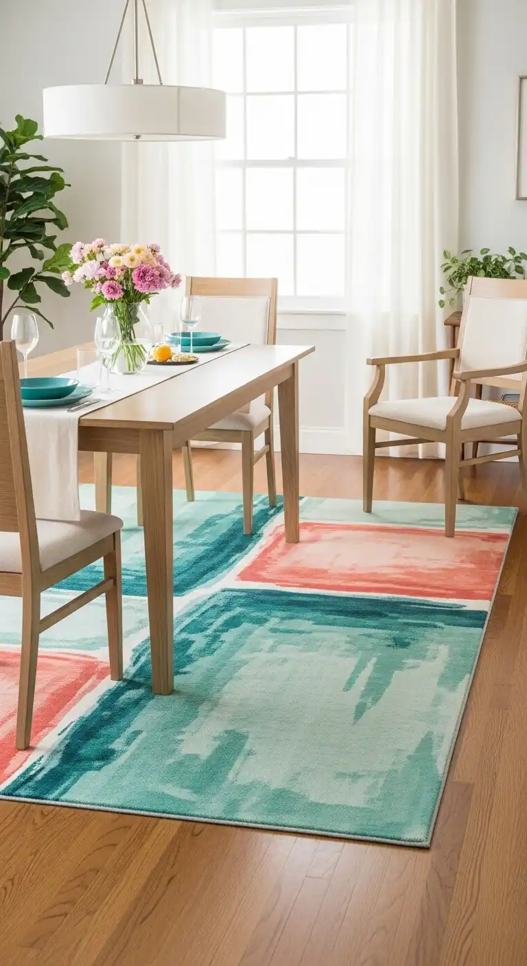 Summer Vibes with Colorful Rug