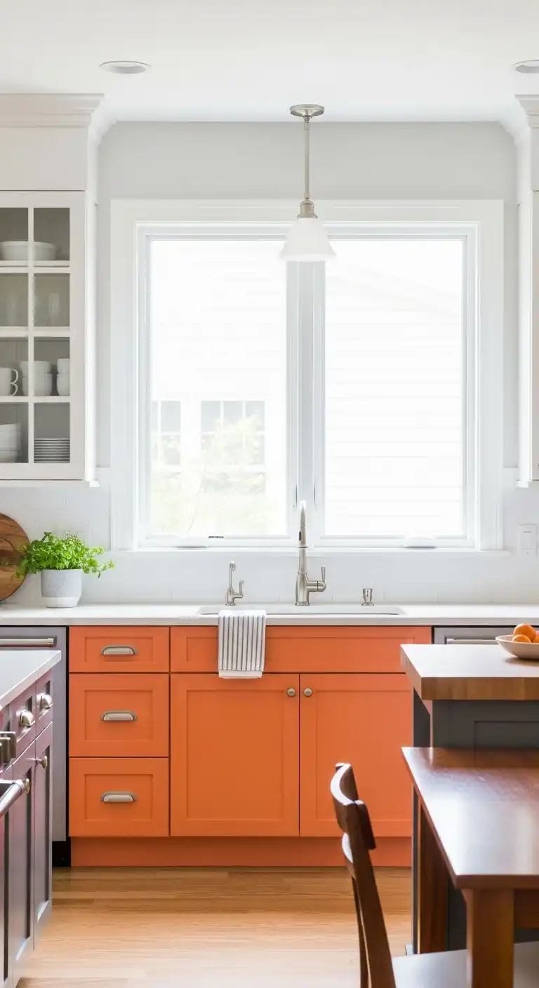 Bold and Vibrant Kitchen Color Ideas: 21 Designer Picks That Turn Heads 17 Tangerine Cabinets