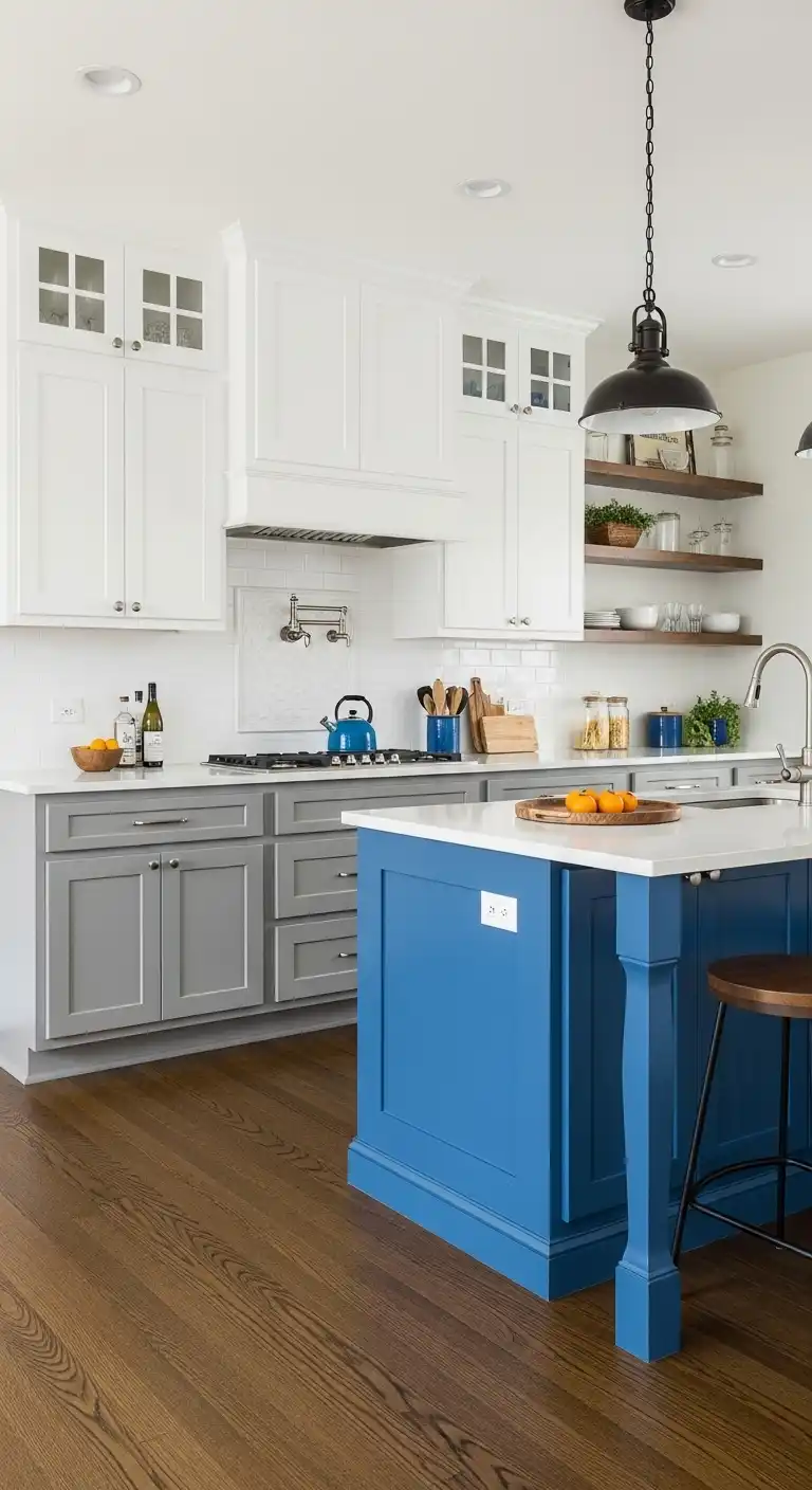 Two Tone Cabinets for a Custom Look
