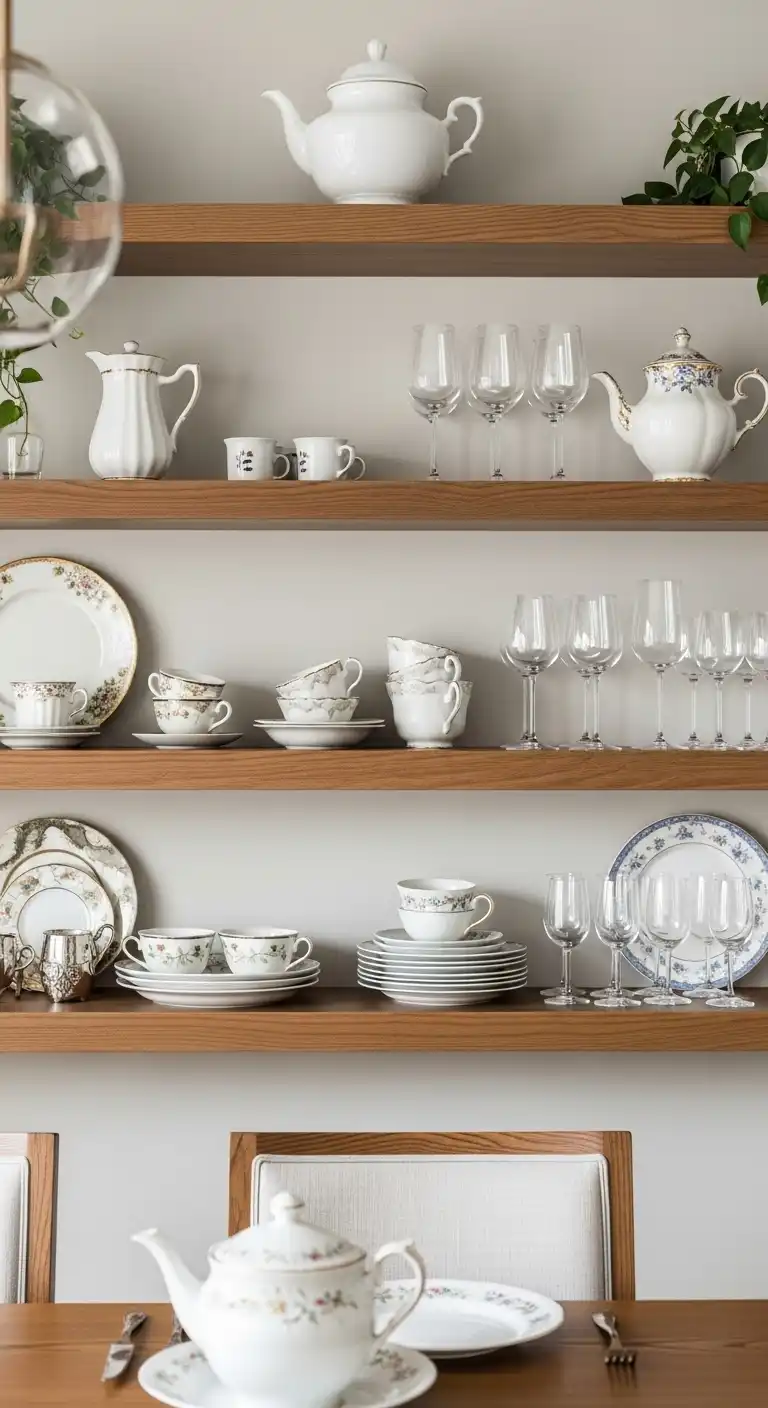 Vintage-Modern Mix Display