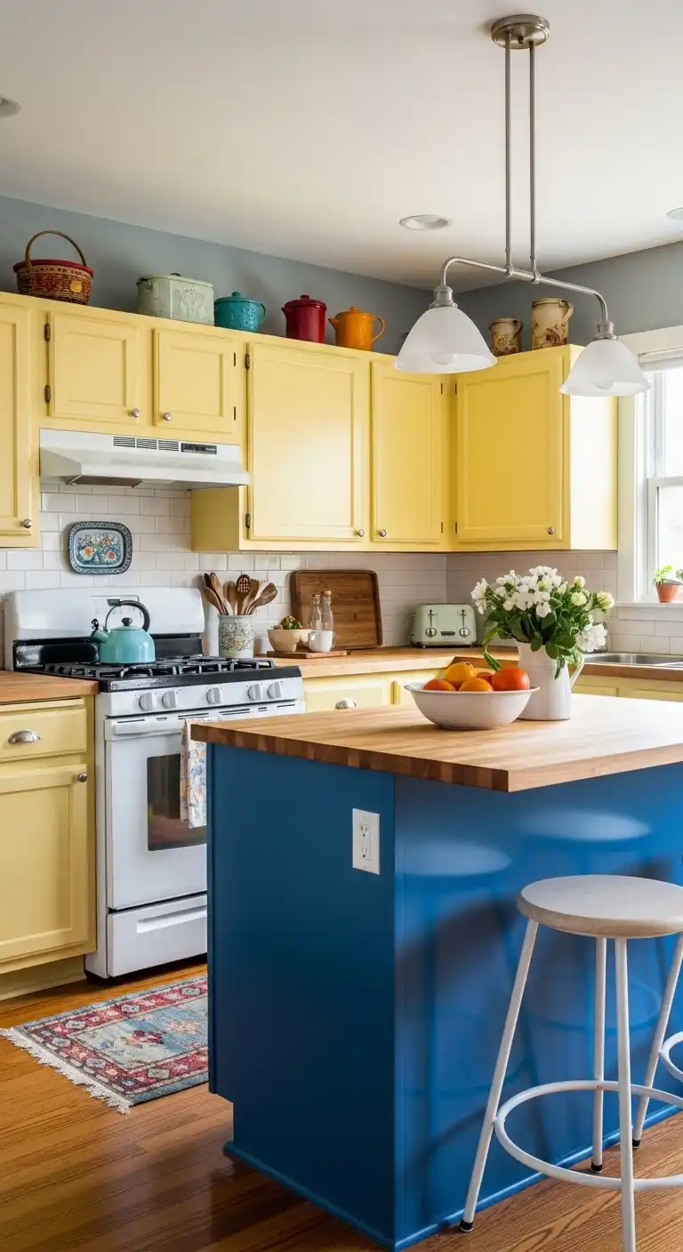 Yellow Cabinets for a Sunny Vibe