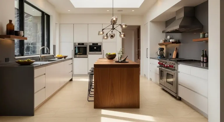 elegant Kitchen Limestone Flooring Ideas