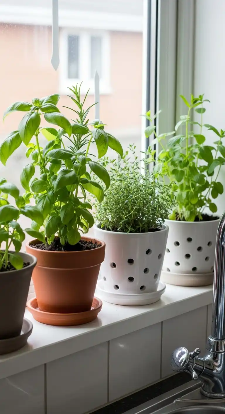 Kitchen Window Ideas Over the Sink: 17 Stylish Inspirations 2 1. Herb Garden Window Ledge