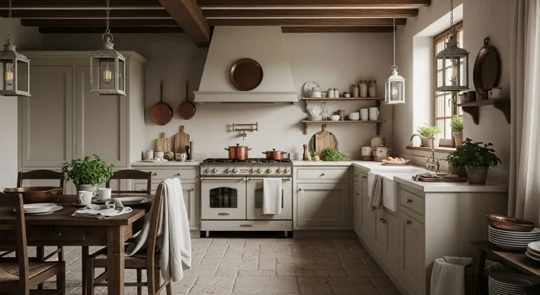 17 European Farmhouse Kitchen Ideas