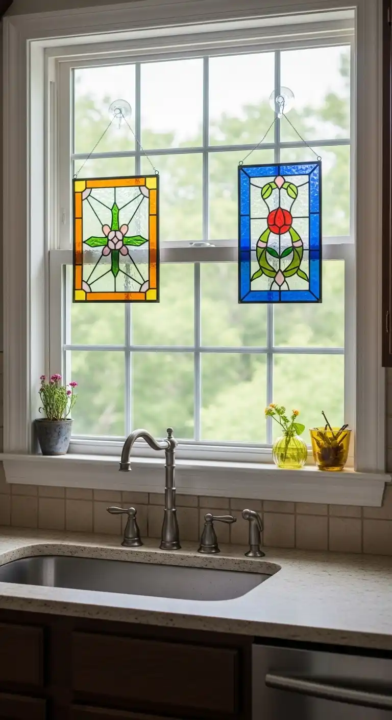 2. Stained Glass Accents