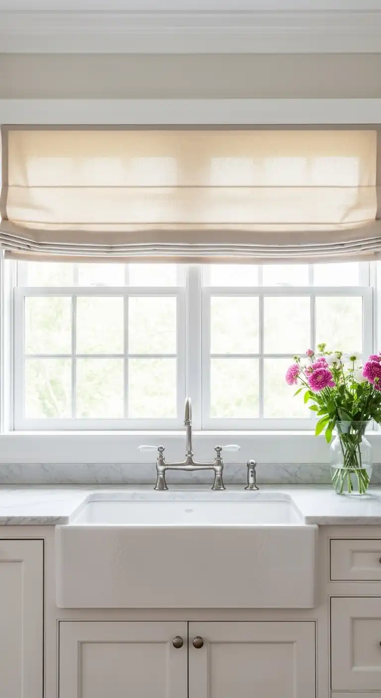 3. Roman Shades