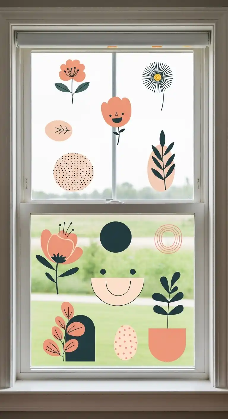 Kitchen Window Ideas Over the Sink: 17 Stylish Inspirations 10 9. Window Decals for Fun Details