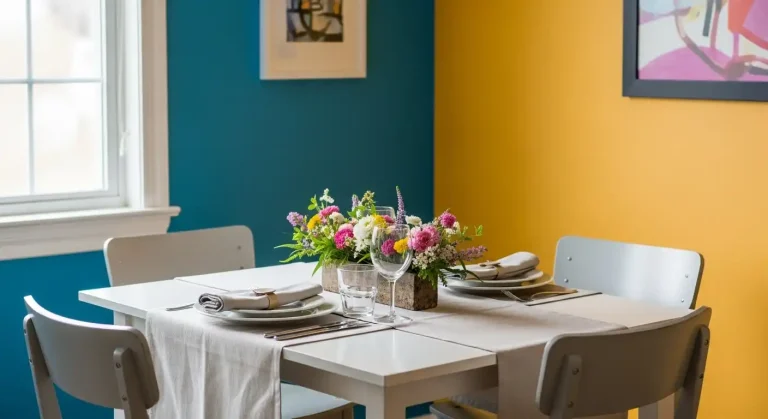 How to Stage a Small Dining Room Table