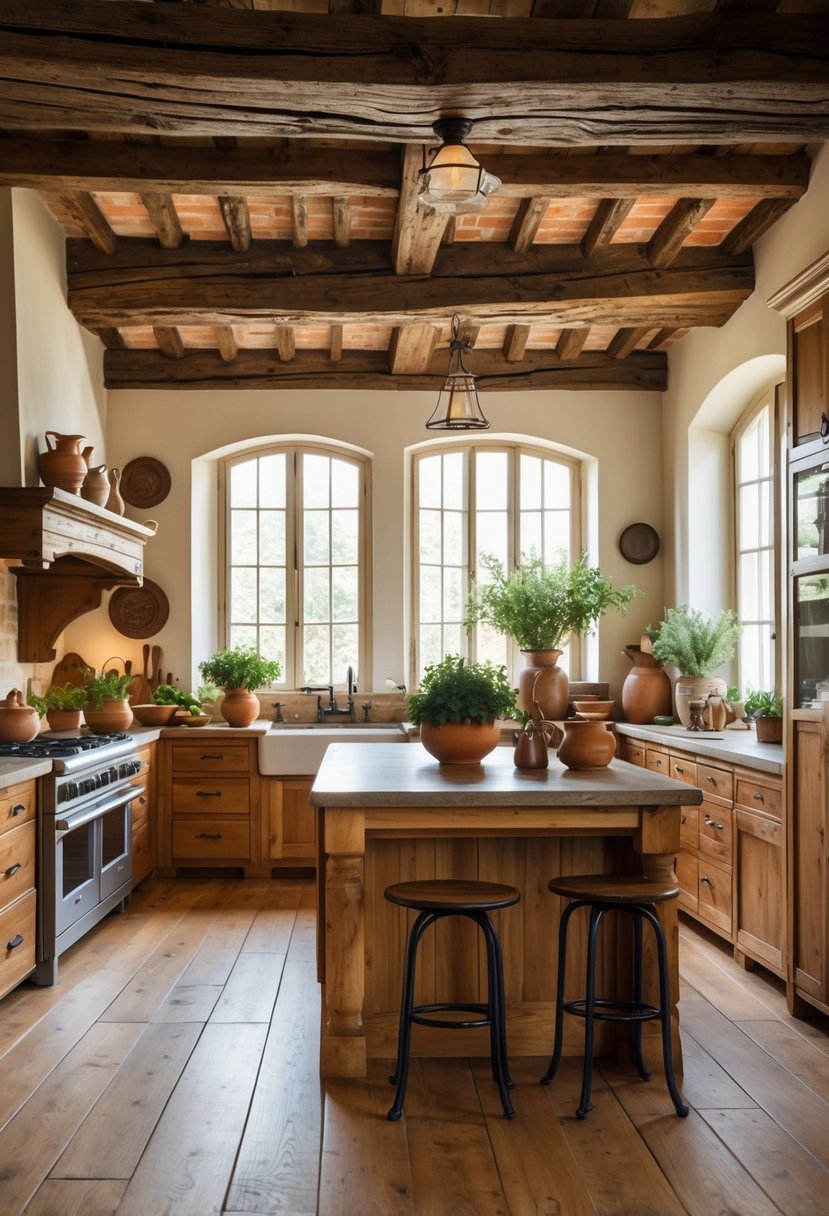 17 European Farmhouse Kitchen Ideas