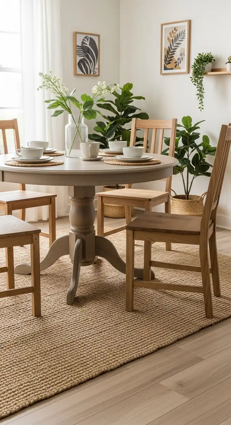 1. Natural Jute Rug for Rustic Charm