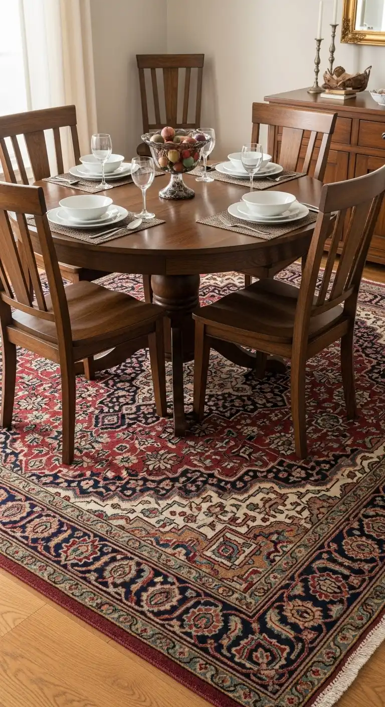 2. Vintage Persian Rug for Timeless Elegance