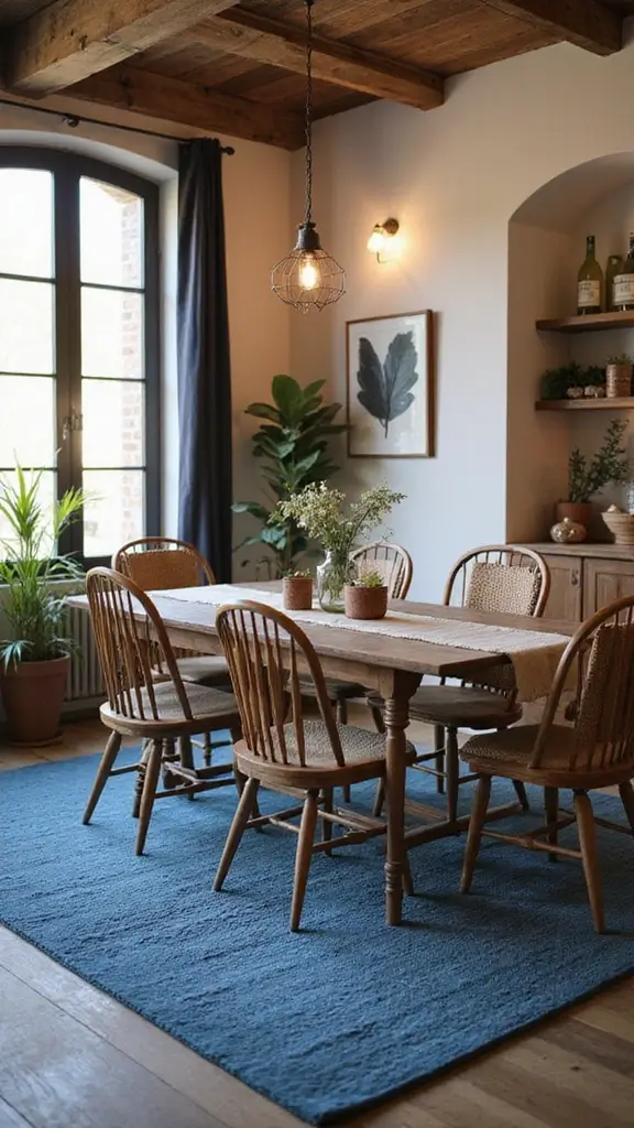 17 Elegant Blue Rugs for Your Dining Table That Redefine Modern Home Decor! - 5. Textured Wool Rugs