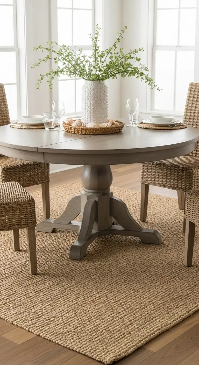 4. Sisal Seagrass Rug for Coastal Breezes