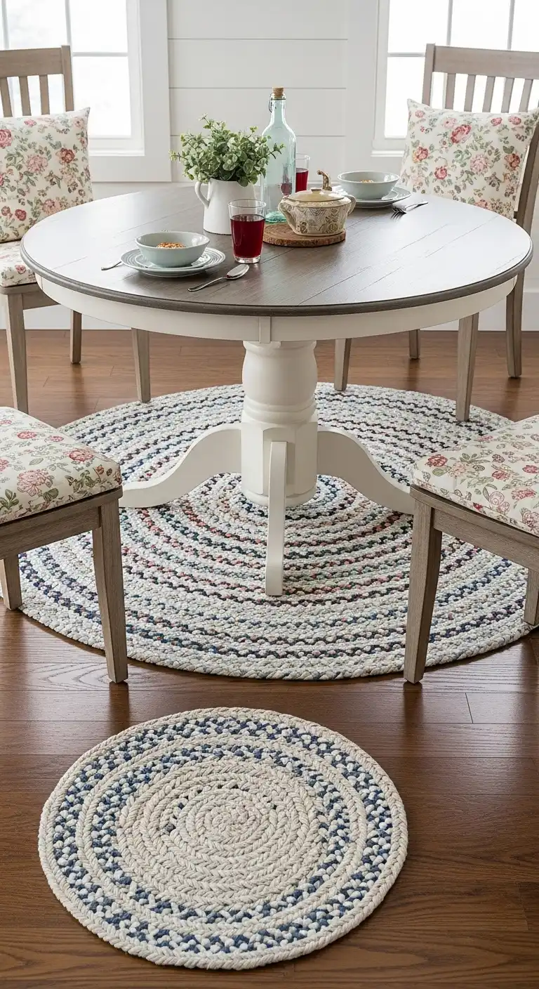 5. Braided Cotton Rug for Cozy Cottages