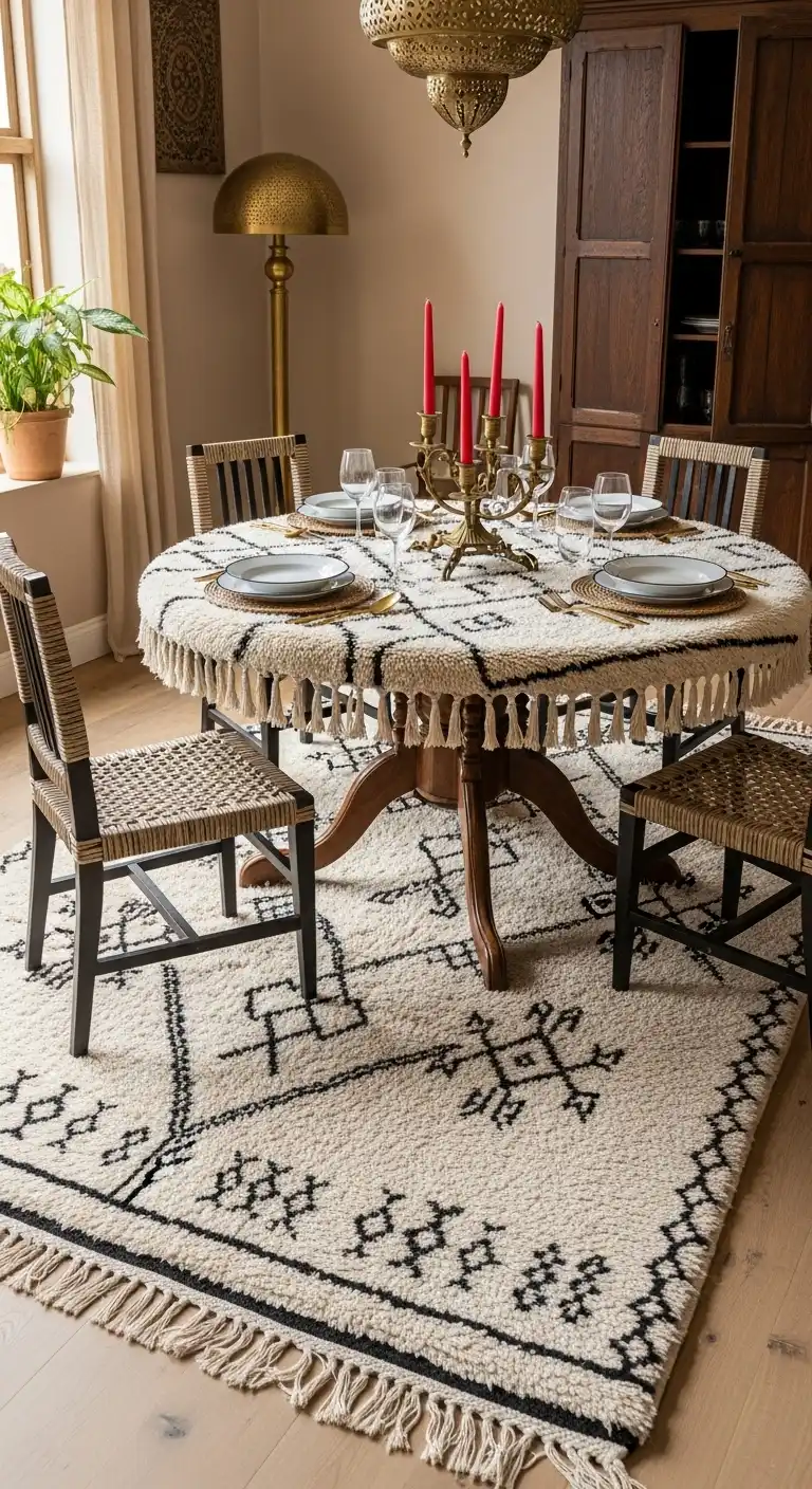 6. Moroccan Berber Rug for Exotic Flair