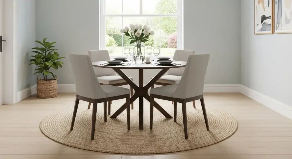 Are Round Rugs Good for Dining Room? Tips, Styles, Inspiration 1 Are Round Rugs Good for Dining Room 2