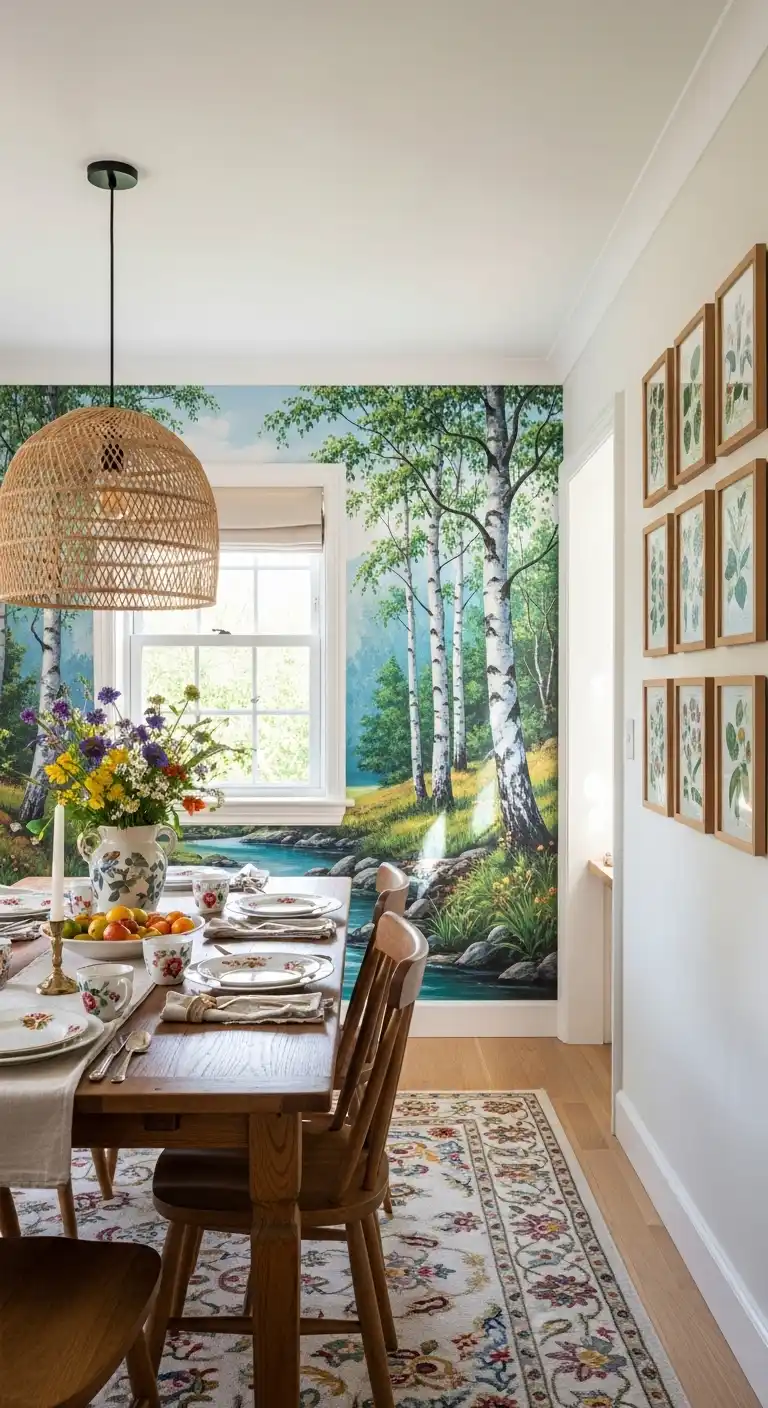 Bring the Outdoors In with Nature-Inspired Murals