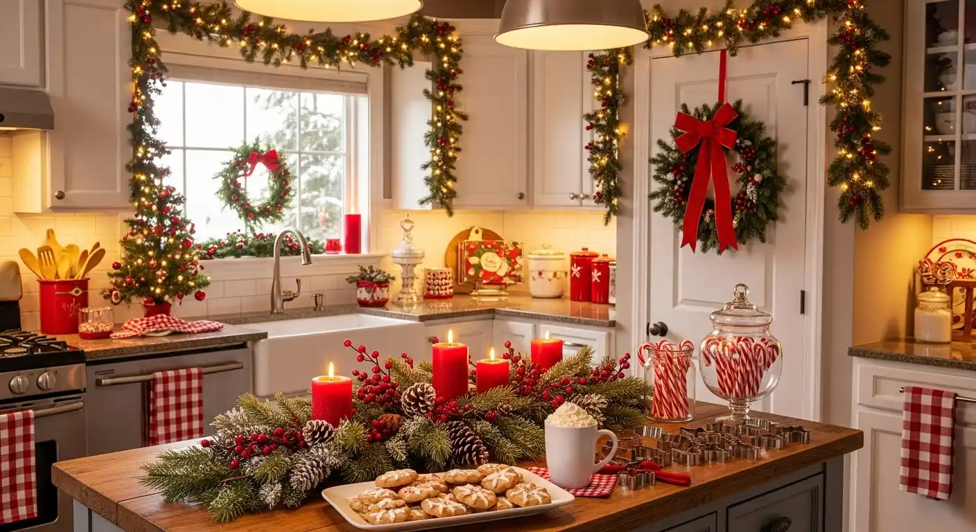Festive And Cozy: 19 Christmas Kitchen Decor Ideas You’ll Love