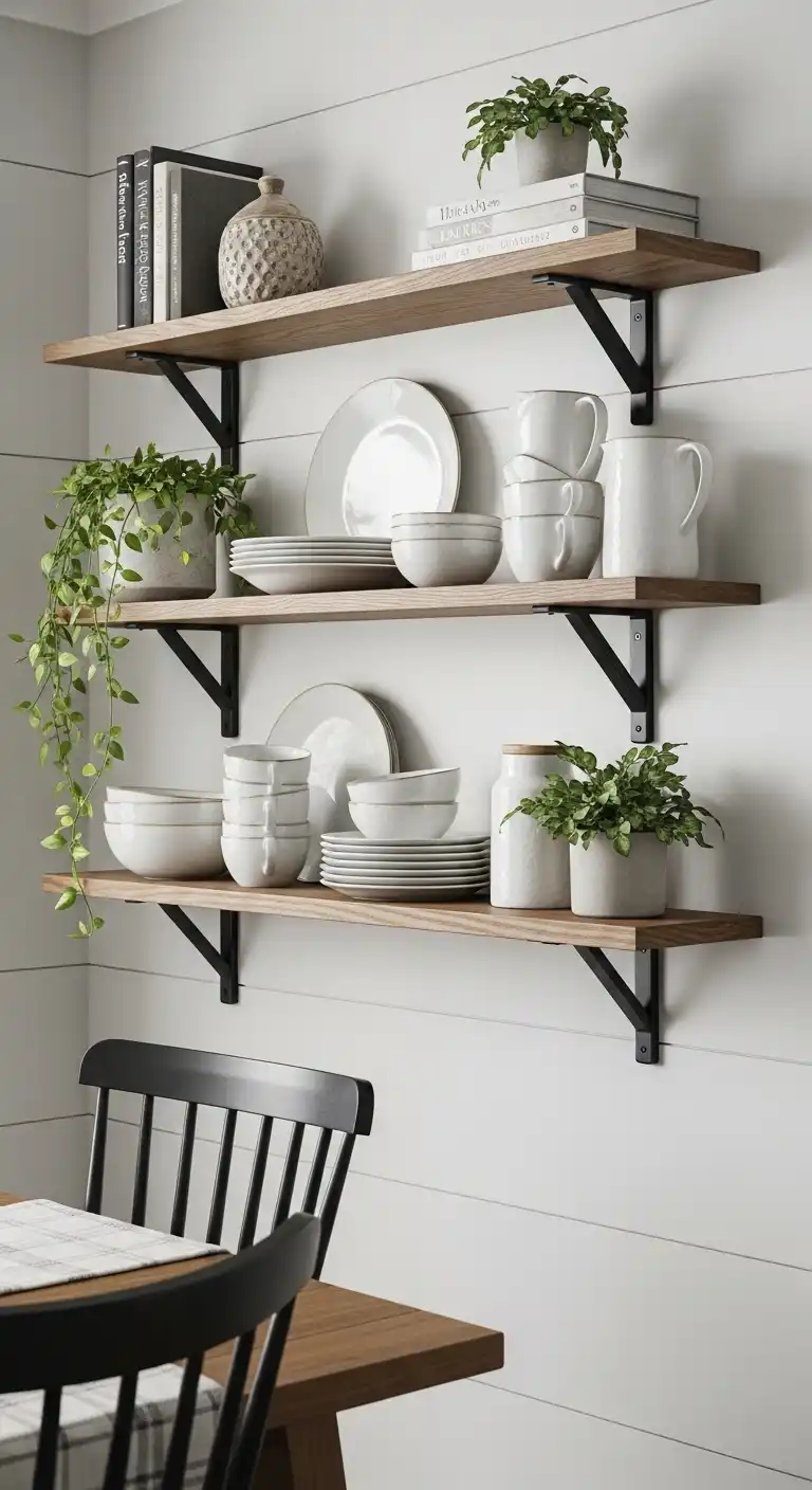 Functional Style with Open Shelves