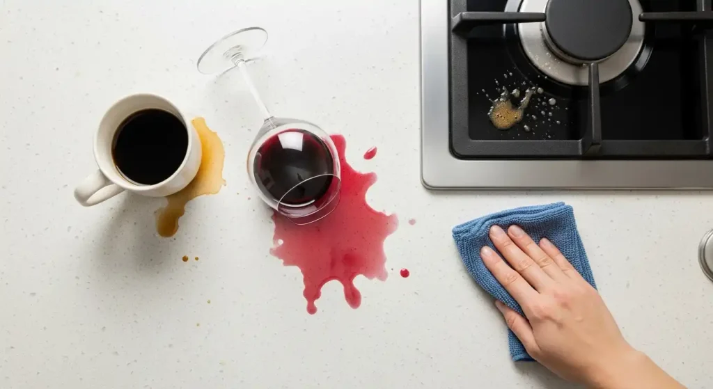 How to Remove Common Stains from Countertops