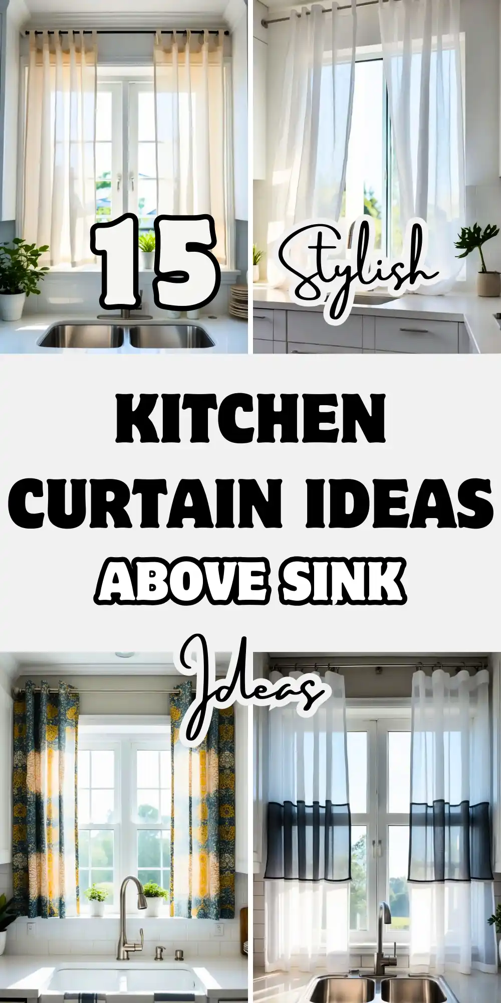Kitchen Curtain Ideas Above Sink