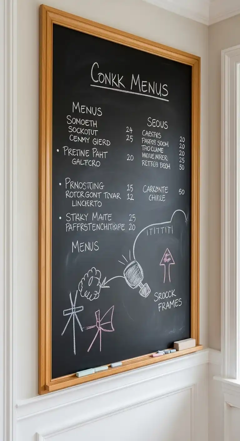 Playful Touch with Chalkboard Paint