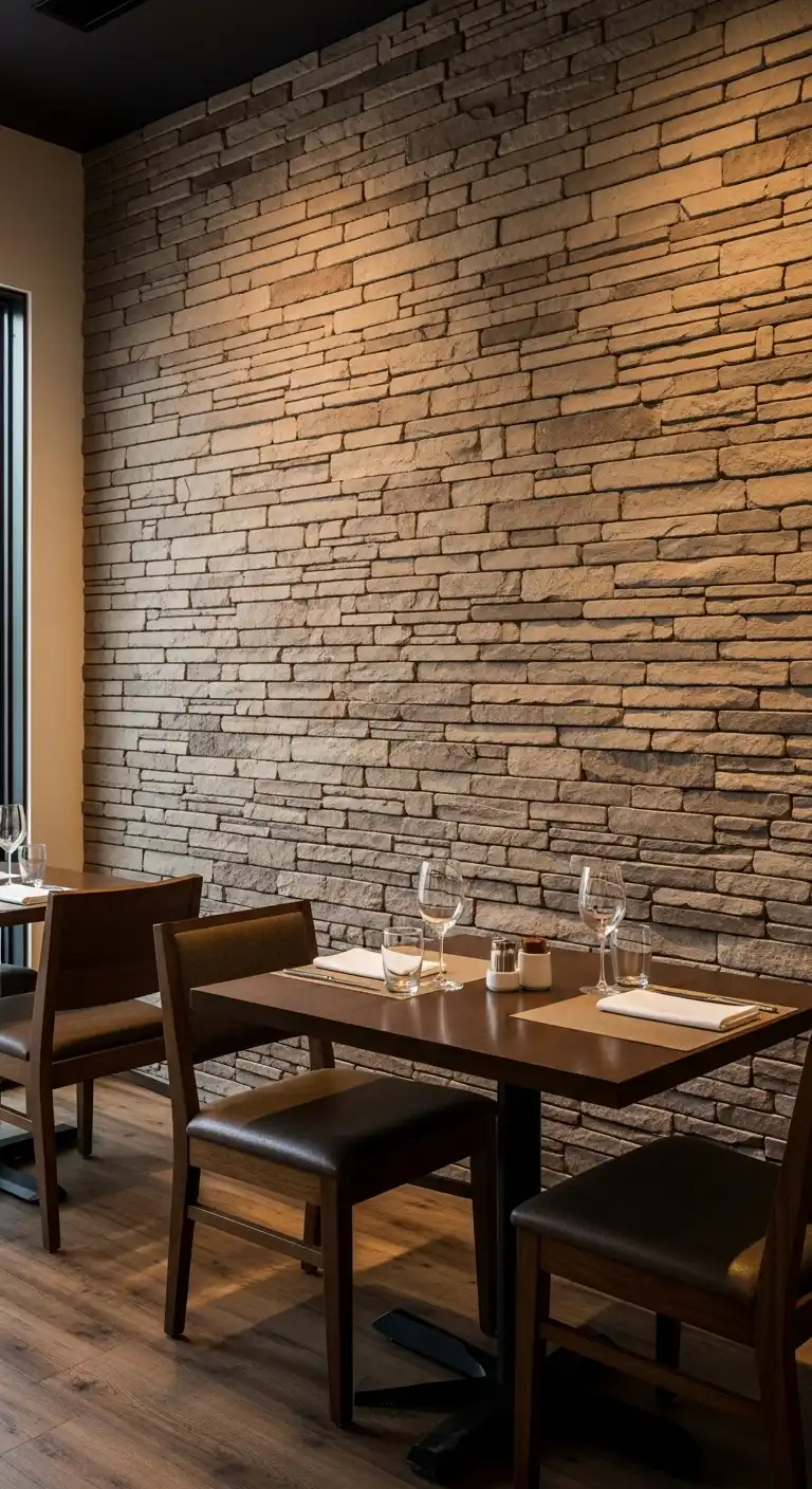 Rustic Charm with Stone or Brick