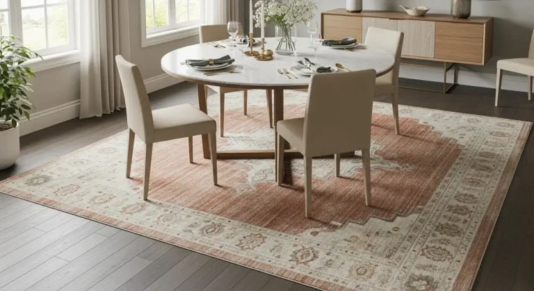 What Color Rug Goes With a Round Dining Table