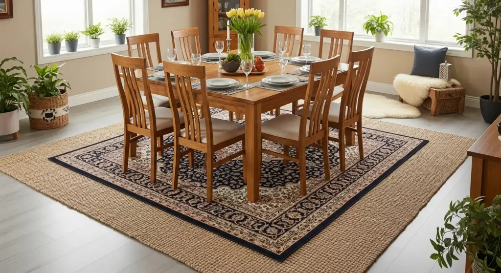 What Rugs Do You Need for a Square Dining Room 2