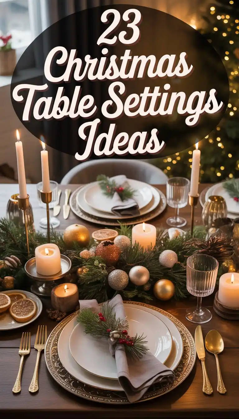 Christmas Table Settings