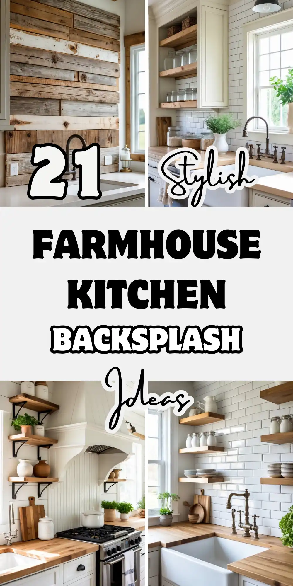 Farmhouse Kitchen Backsplash