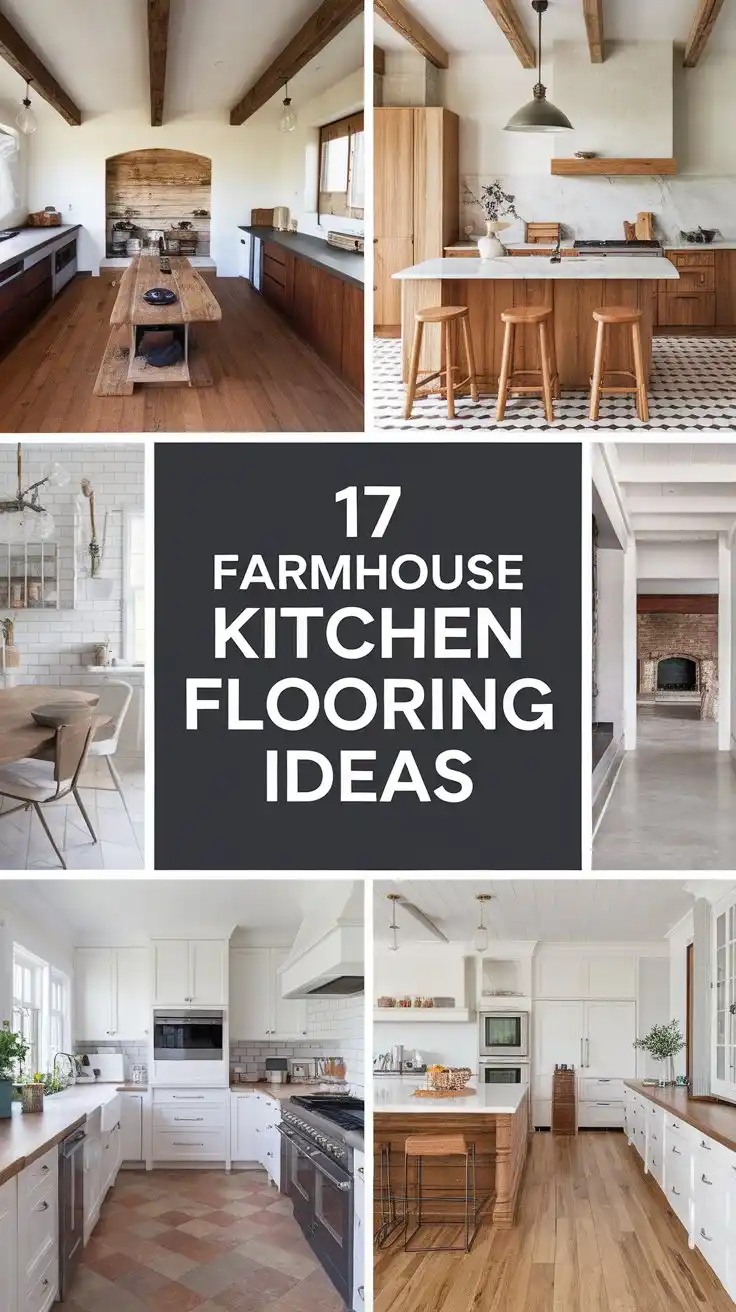 Farmhouse Kitchen Flooring Ideas